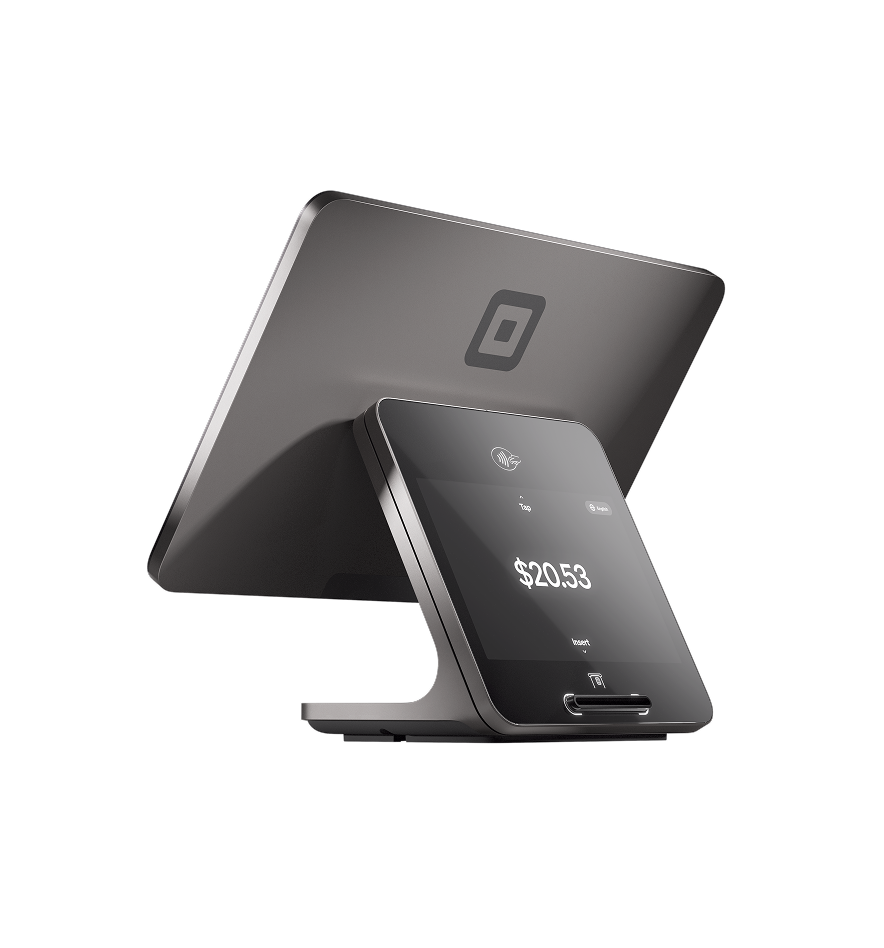 Square Register, caja registradora de dos pantallas con display para el cliente